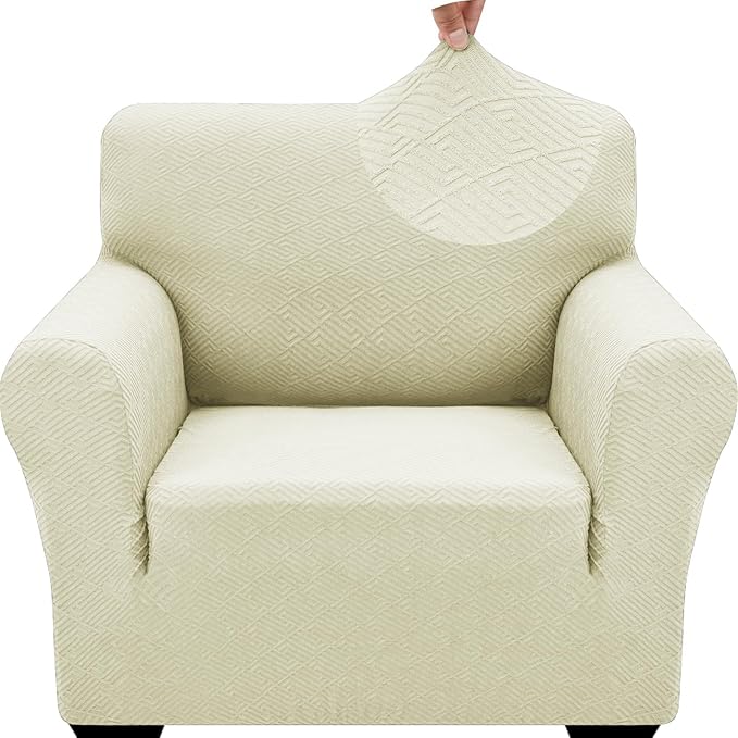 ZNSAYOTX 1 Piece Jacquard Chair Slipcovers by ZNSAYOTX