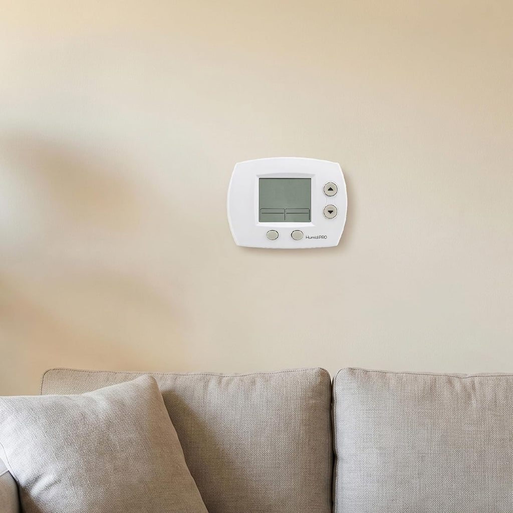 H6062 Programmable Digital Humidity Controller with Automatic Window Frost Protection, Manual and Dehumidify Modes, for Whole-Home Humidifier or Dehumidifier, Backlit Display