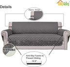 Easy-Going 4 Seater Sofa Slipcover Reversible Sofa Cover Water Resistant Couch - Image 3