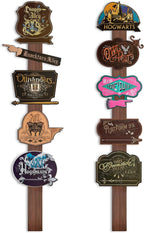 ConQuest Harry Potter Wizarding World Directional Sign Set