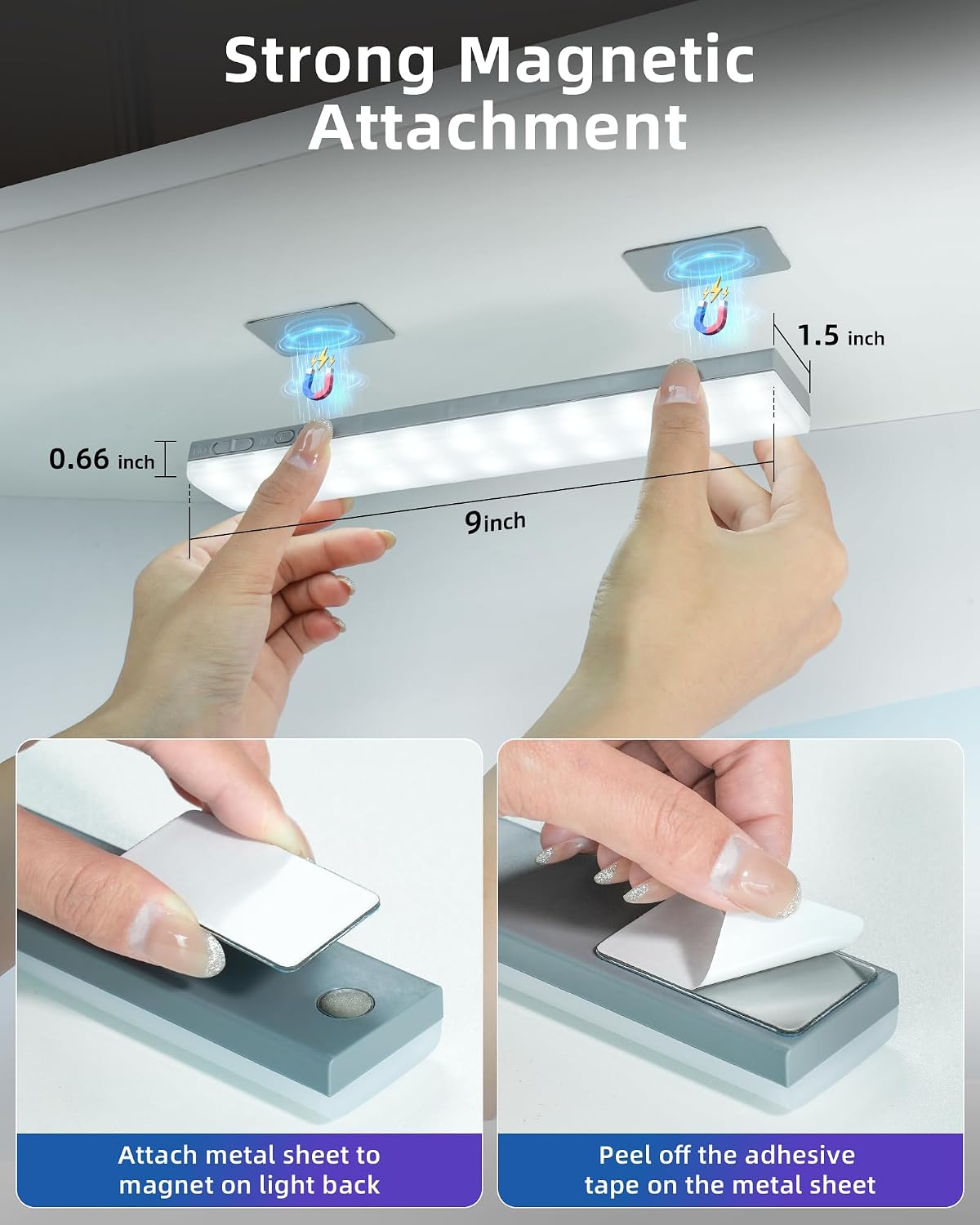 EZVALO 80RGB Display Shelf Lights, LED Under Cabient Light with Remote