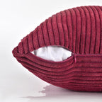 Fancy Homi 2 Packs Burgundy Long Lumbar Decorative Throw Pillow Covers 12x24 - Image 4