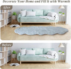 ThreadGlobe Fluffy Faux Rabbit Fur Rug Runner 2'x6', Ultra Soft & Non-Slip Rugs - Image 6