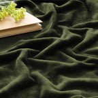 BEDELITE Fleece Blanket Olive Green Throw Blankets - Image 3