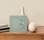 KU-DaYi Sage Green Maya Angelou Quotes Wood Box Sign, Inspirational I've Learned That People Will Forget What You Said Farmhouse Wood Block Plaque Decor for Office Home Wall Desk Shelf Decoration