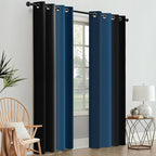 SimpleHome Ombre Room Darkening Curtains 84 inches Length - Image 7