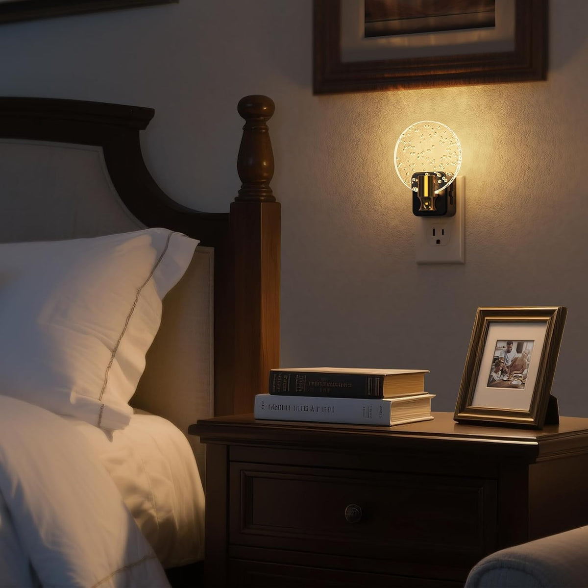 DORESshop LED Night Light[2 Pack], Decorative Night Light Plug Into Wall