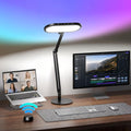 LitONES EaseGlowXP Dual‑Zone Desk Lamp, Remote, Morden Home Office Lighting
