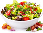 12'' 152oz Extra Large Ceramic Mixing Bowl Salad Bowl, 2 Pcs, Ribbed Style