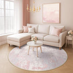 Washable Area Rugs 8ft Non-Slip Modern Abstract Soft - Image 2