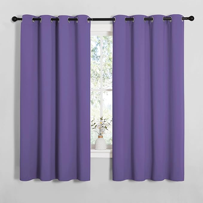 NICETOWN Bedroom Curtain Panels Blackout Draperies, Thermal Insulated Solid by NICETOWN