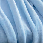 JIAHANNHA Light Blue Throw Blanket Fleece Blanket Throw Size, Super Soft Cozy - Image 5