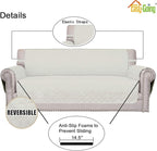 Easy-Going Sofa Slipcover Reversible Loveseat Sofa Cover Couch Cover - Image 3