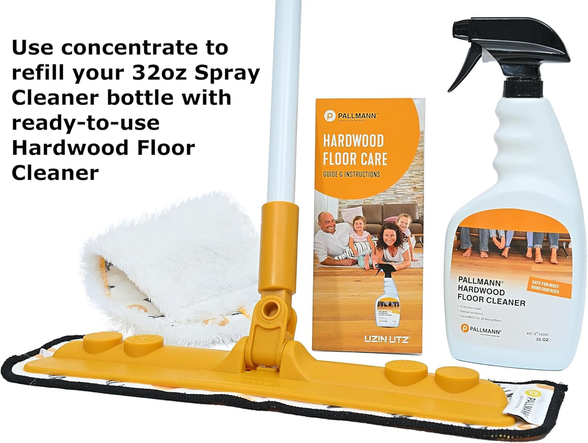 Pallmann Hardwood Floor Cleaner Concentrate - 1 Gallon - Residue Free