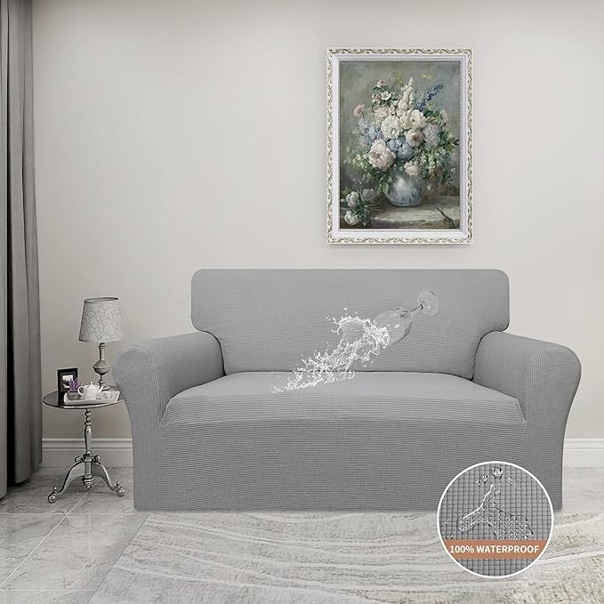 Easy-Going 100% Waterproof Loveseat Couch Cover, Dual Waterproof Sofa Cover - Image 2