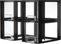 Vtopmart 4 Pack Large Stackable Storage Drawers, Black