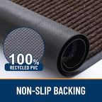 OLANLY Front Door Mat Indoor Outdoor Entrance, Waterproof Heavy Duty Doormat - Image 3