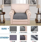 H.VERSAILTEX Stretch Couch Cushion Covers Individual Seat Sofa Slipcovers - Image 2
