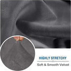 H.VERSAILTEX Velvet Stretch Individual Chaise Cover Sectional Couch Covers - Image 5