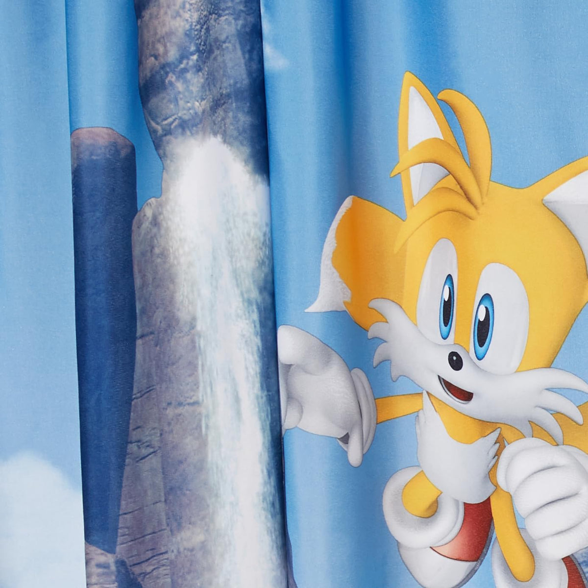Sonic The Hedgehog Kids Room Window Curtain Panels Drapes Set, 82 In x 63 In, (Official) Sega Product By Franco, Prints May Vary