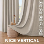 H.VERSAILTEX 100% Blackout Curtains - Image 7