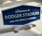 Dodger Stadium Sign for Baseball Fan, 3D Decorative Collectible Accessory