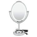 Conair Lighted Vanity Mirror, LED, 1X/7X Magnifying, Double Sided