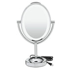 Conair Lighted Vanity Mirror, LED, 1X/7X Magnifying, Double Sided