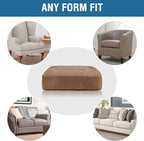 H.VERSAILTEX Velvet Stretch Couch Cushion Cover Plush Cushion Slipcover - Image 7