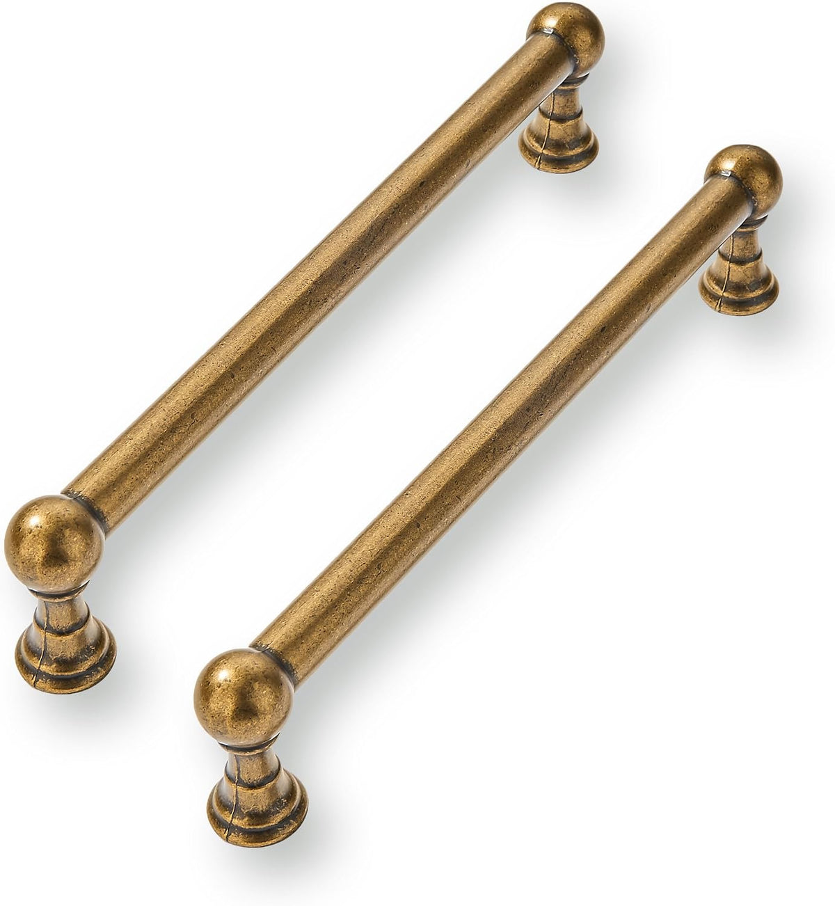 10 Pack 5 Inch Solid Kitchen Cabinet Handles Champagne Bronze Heavy Duty Cabinet Pulls Drawer Pulls Cabinet Hardware Kitchen Handles for Cabinets Cupboard Handles