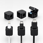 6 Pack Magnetic Cable Clips, Under Desk Cable Management for Office