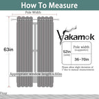 Yakamok Light Sage Green Blackout Curtains 63 Inches Length - Image 7