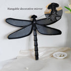 Decorative Golden Dragonfly Wall Mirror