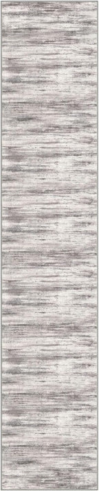KOZYFLY Modern Abstract Hallway Runner, 2x10 Washable Rug Non-Slip Soft Striped - Image 8