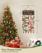 Bikoney Picture Frames Collage Photo Hanging Display with Chalkboard