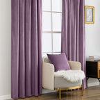 MIULEE Lavender Velvet Curtains 108 inches - Image 7