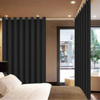Yakamok Wide Thermal Blackout Patio Door Curtain Panel, Sliding Door Insulated - Image 3