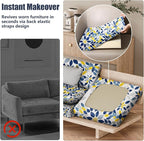 8Pcs Stretch Patio Cushion Covers, Outdoor Couch & Sofa Replacement Slipcovers - Image 5