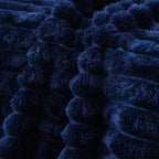 Navy Blue Fleece Throw Blanket 60”×80” - Image 6