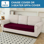 Couch Cover Velvet Chaise Cushion Cover - Image 4