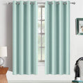 Yakamok Aqua Blackout Room Darkening Thermal Insulated Solid Grommet by Yakamok