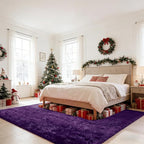 Shag Area Rugs for Bedroom Living Room, 5X8 Ultra Soft Purple Fluffy Area Rugs - Image 2