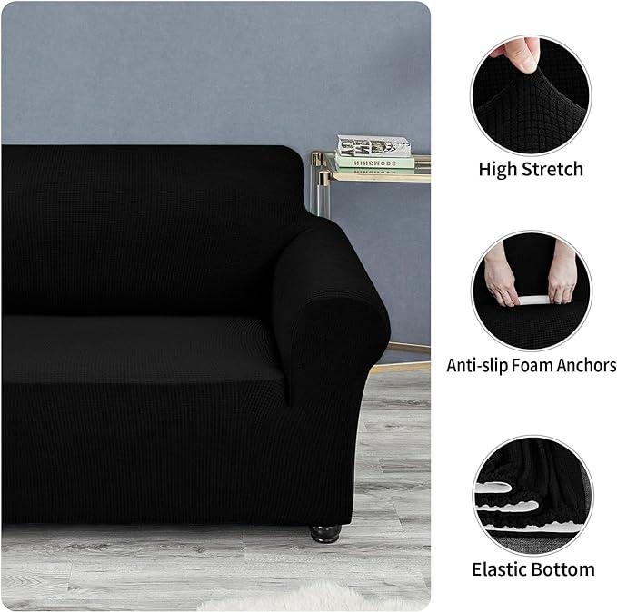 Joccun Stretch Loveseat Couch Cover Slipcover, 1-Piece Sofa Cover - Image 5