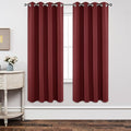 Joydeco Blackout Curtains 72 Inch Length 2 Panels Set, Thermal Insulated Long by JOYDECO