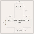 Great Bay Home Reversible Floral Patchwork Recliner Furniture Protector - Image 3