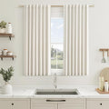 Guken Cream 100% Blackout Curtains 45 Inch Length 2 Panels Set by Guken
