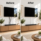 Cord Covers for Wires on Wall - 300in Cable Management Cable Hider - Cord Hiders for TV On Wall - Paintable Cable Concealer - Wire Covers for Cords - 20X (L16 x W0.95 x H0.5) - Medium | White