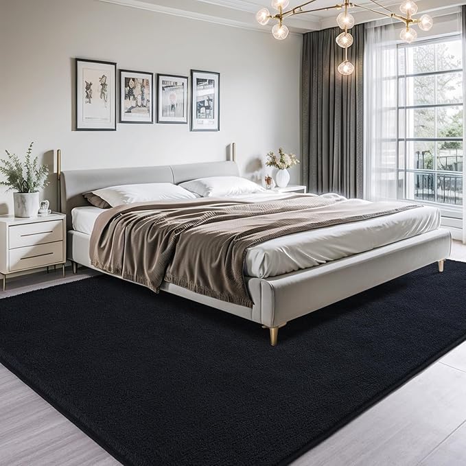 AROGAN Modern Shag Area Rug for Bedroom, 4x6 Feet Washable for Living Room - Image 7