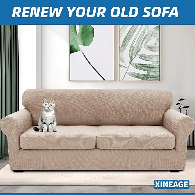 XINEAGE 2026 New 3 Pieces Couch Covers - Image 4