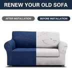 Cupuamon 2026 New Stretch Loveseat Sofa Slipcovers Couch Cover - Image 5